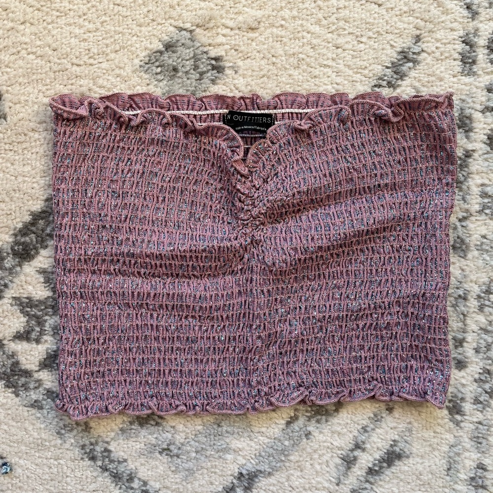 “Urban Outfitters” sparkly bandeau top